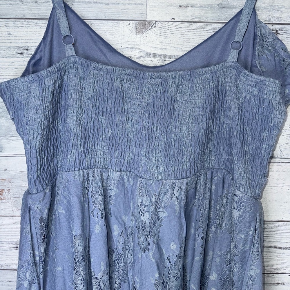 torrid Light Blue Floral Lace Maxi Dress - Picture 12 of 16